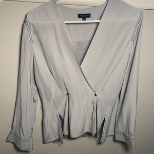 Rag & Bone Silk Long-Sleeve Blouse